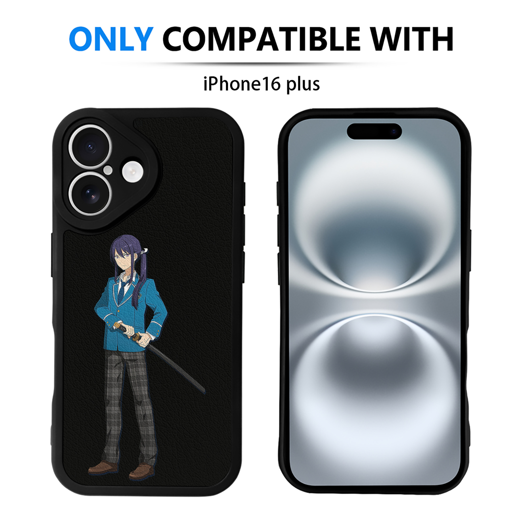 （画像用） あんさんぶるスターズ! Ensemble Stars 【iPhone 16シリーズ対応】シリコンスマホケース（レザー調） 材質：シリコン